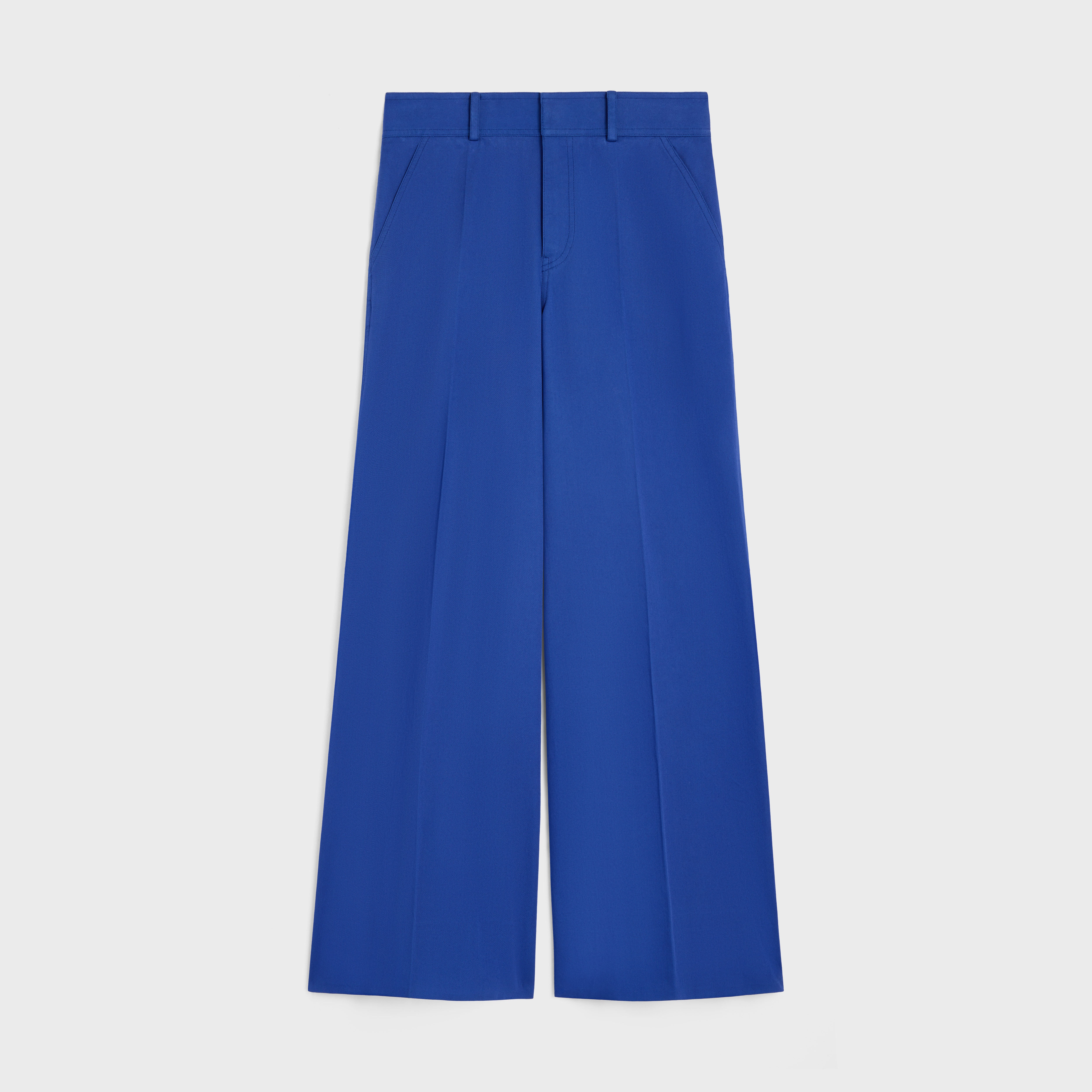 trousers IN cotton twill - BLUE AMERICANA | CELINE